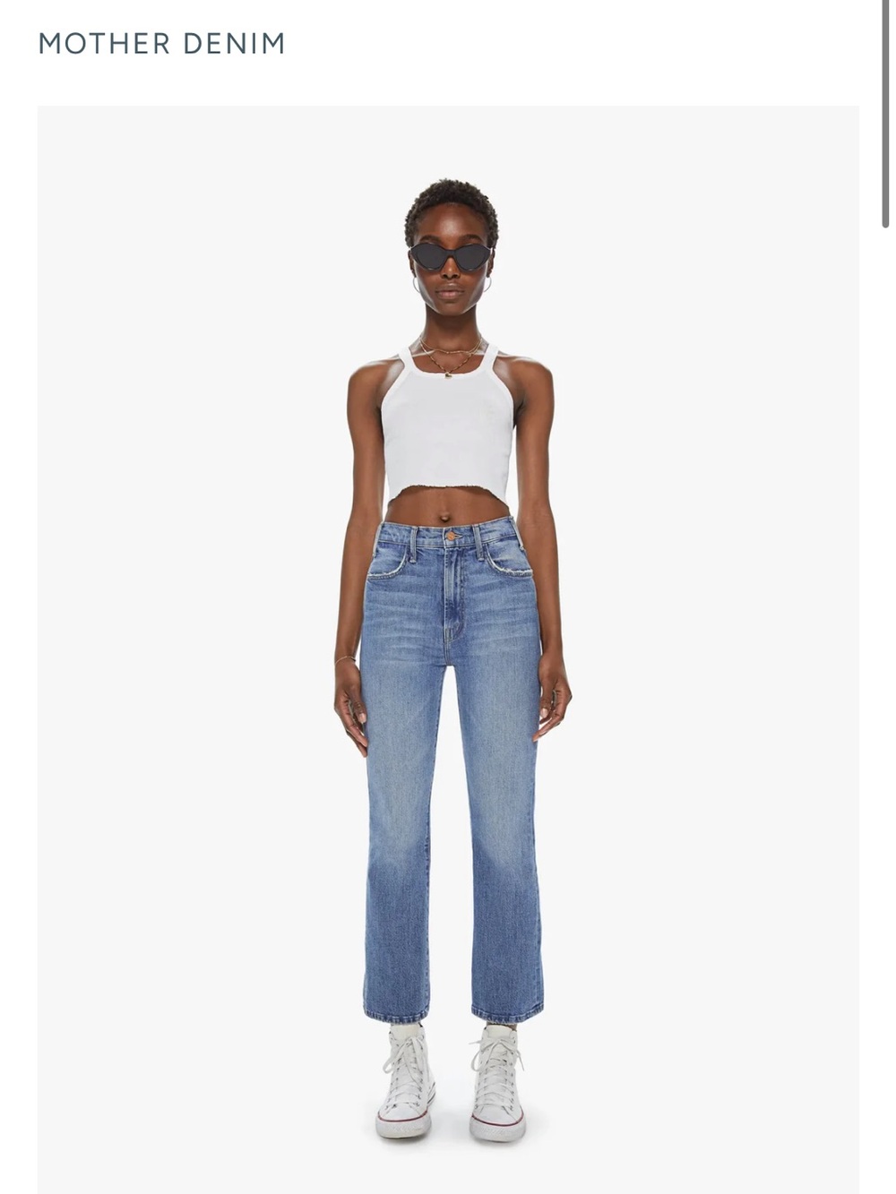 Mother Denim Hustler Ankle in Scenic Route